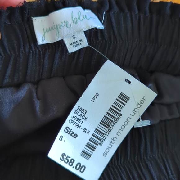 NWT Juniper Blu Black Tiered Ruffle Mini Skirt - Size S - Picture 9 of 11